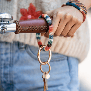 Ink and Alloy CHLOE SEED BEAD KEY RING