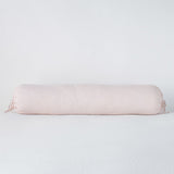 Bella Notte Linens LINEN THROW PILLOW Pearl 9x39_Bolster