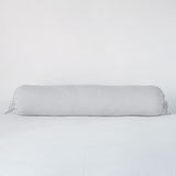 Bella Notte Linens LINEN THROW PILLOW Sterling 9x39_Bolster