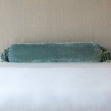 Bella Notte Linens LOULAH THROW PILLOW Eucalyptus 9x39_Bolster