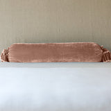 Bella Notte Linens LOULAH THROW PILLOW Rouge 9x39_Bolster