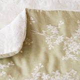 Bella Notte Linens LYNETTE THROW BLANKET Parchment