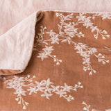Bella Notte Linens LYNETTE THROW BLANKET Rouge