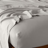 Bella Notte Linens MADERA LUXE FITTED SHEET Fog