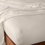 Bella Notte Linens MADERA LUXE FITTED SHEET Parchment