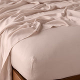 Bella Notte Linens MADERA LUXE FITTED SHEET Rouge