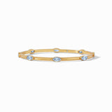 Julie Vos MONACO BANGLE BRACELET Chalcedony Blue
