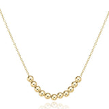 eNewton Design CHARM NECKLACE Gold 16 Bliss 4mm