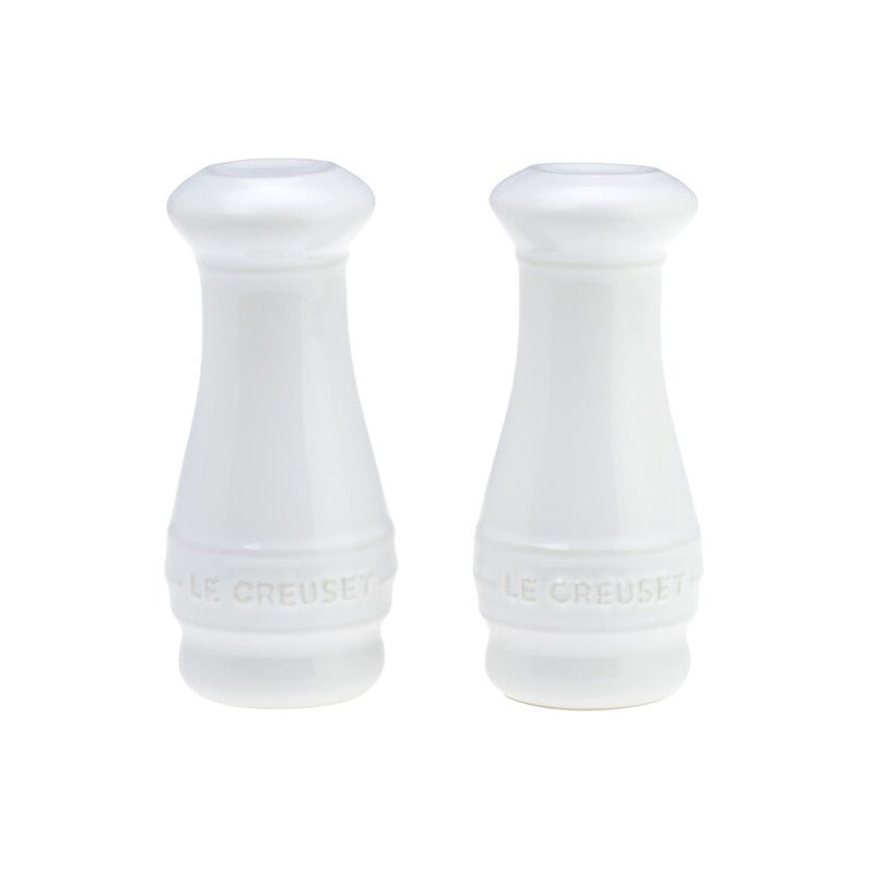 Le Creuset SALT AND PEPPER SHAKER SET White