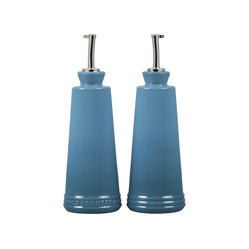 Le Creuset SIGNATURE OIL AND VINEGAR SET Caribbean