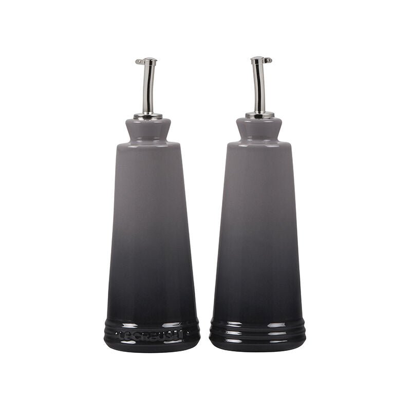 Le Creuset SIGNATURE OIL AND VINEGAR SET Oyster