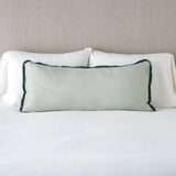 Bella Notte Linens PALOMA THROW PILLOW Eucalyptus 16x36