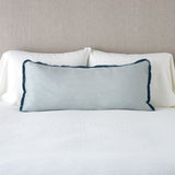 Bella Notte Linens PALOMA THROW PILLOW Mineral 16x36