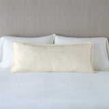 Bella Notte Linens PALOMA THROW PILLOW Parchment 16x36