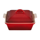 Le Creuset HERITAGE SQUARE CASSEROLE Cerise 2.5 QT