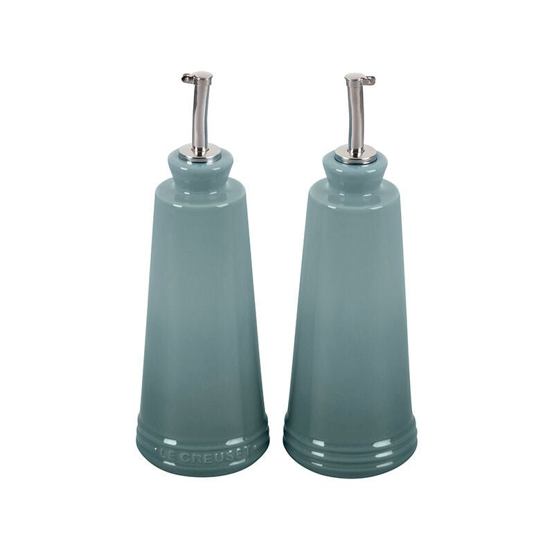 Le Creuset SIGNATURE OIL AND VINEGAR SET Sea Salt
