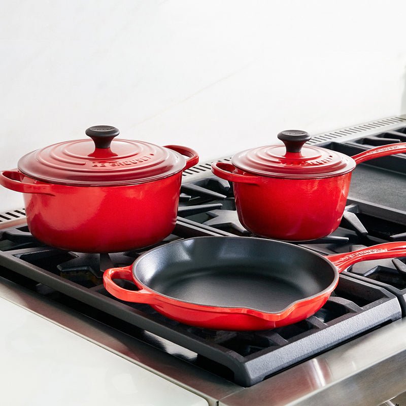 Le Creuset 5 PIECE SIGNATURE CAST IRON SET