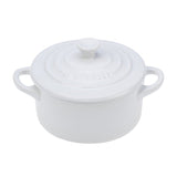 Le Creuset MINI ROUND COCOTTE White 14 oz