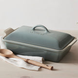 Le Creuset HERITAGE RECTANGULAR CASSEROLE Sea Salt 4 QT
