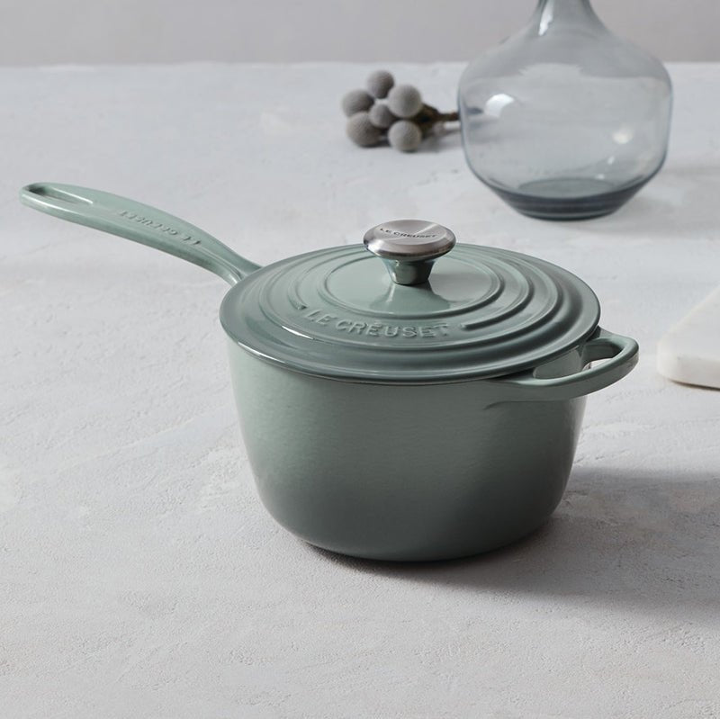 Le Creuset SIGNATURE SAUCEPAN Sea Salt 1.75 qt
