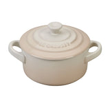 Le Creuset MINI ROUND COCOTTE Meringue 8 oz