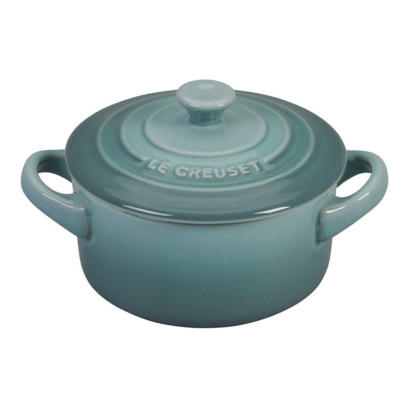 Le Creuset MINI ROUND COCOTTE Sea Salt 8 oz