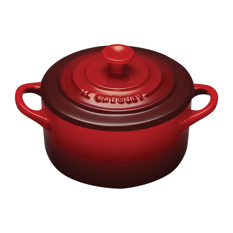 Le Creuset MINI ROUND COCOTTE Cerise 8 oz