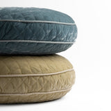 Bella Notte Linens SILK VELVET QUILTED THROW PILLOW