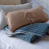 Bella Notte Linens SILK VELVET QUILTED BLANKET