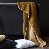 Bella Notte Linens SILK VELVET QUILTED BLANKET