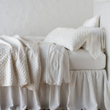 Bella Notte Linens SILK VELVET QUILTED BLANKET