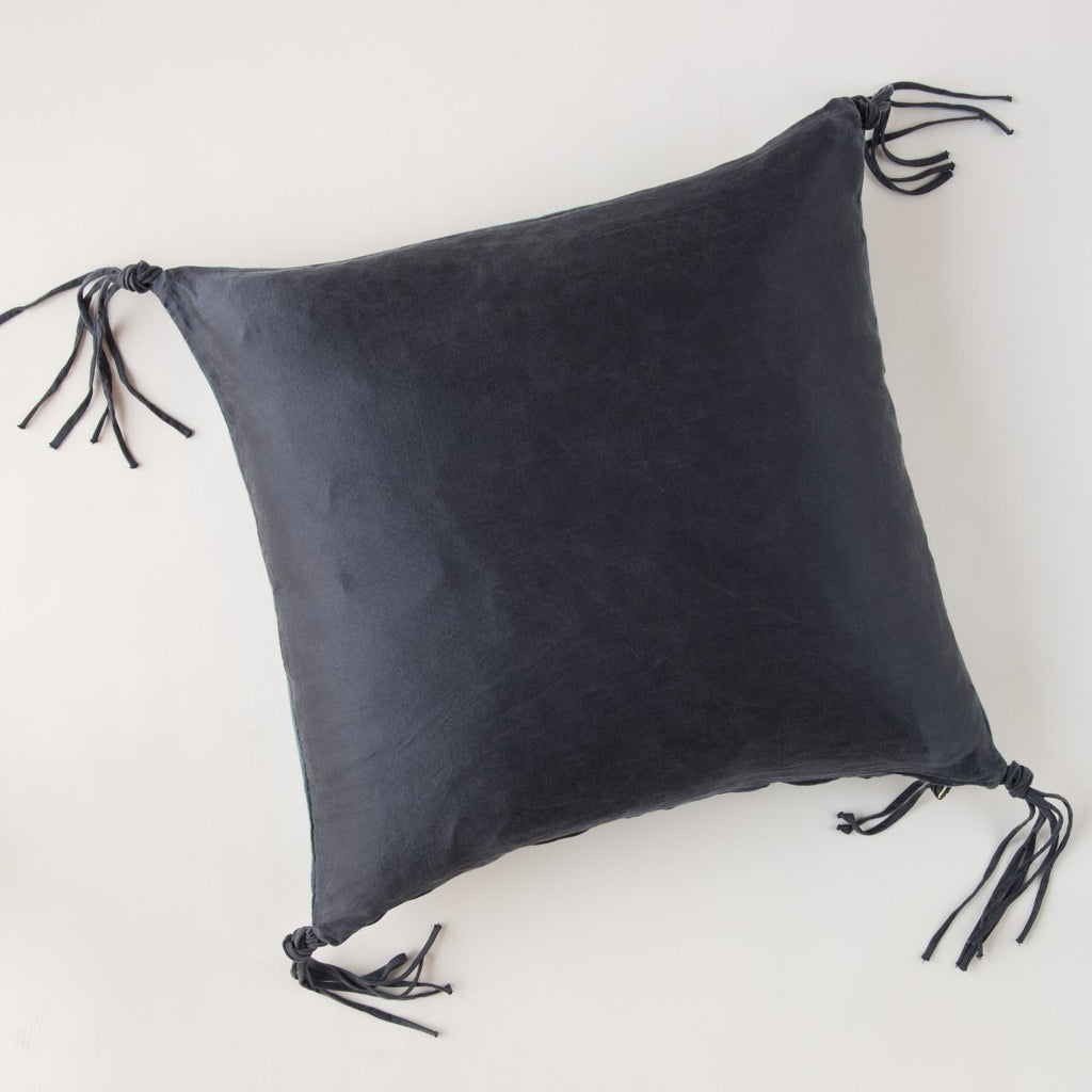 Bella Notte Linens TALINE THROW PILLOW Midnight 24x24
