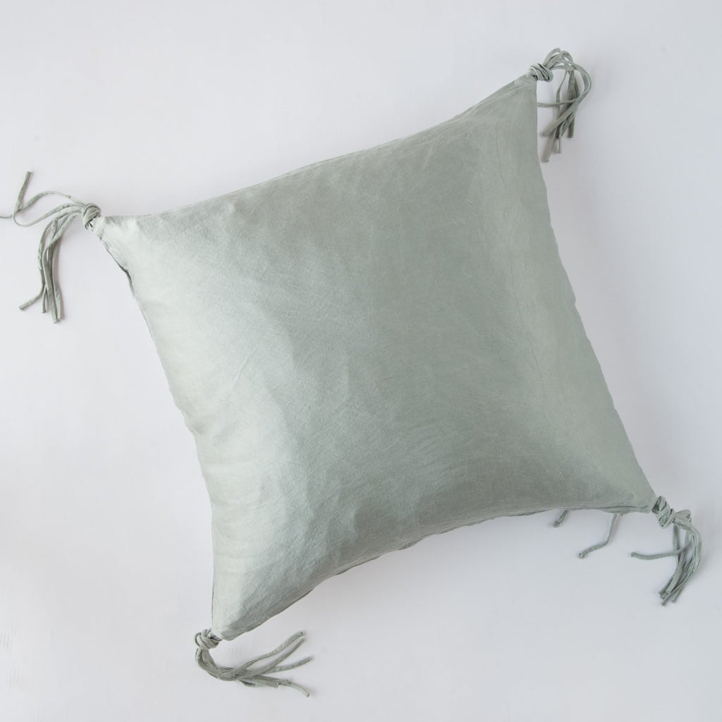 Bella Notte Linens TALINE THROW PILLOW Mineral 24x24