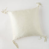 Bella Notte Linens TALINE THROW PILLOW Parchment 24x24