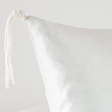 Bella Notte Linens TALINE THROW PILLOW Winter White