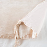 Bella Notte Linens TALINE THROW BLANKET Pearl Bed End_50x95