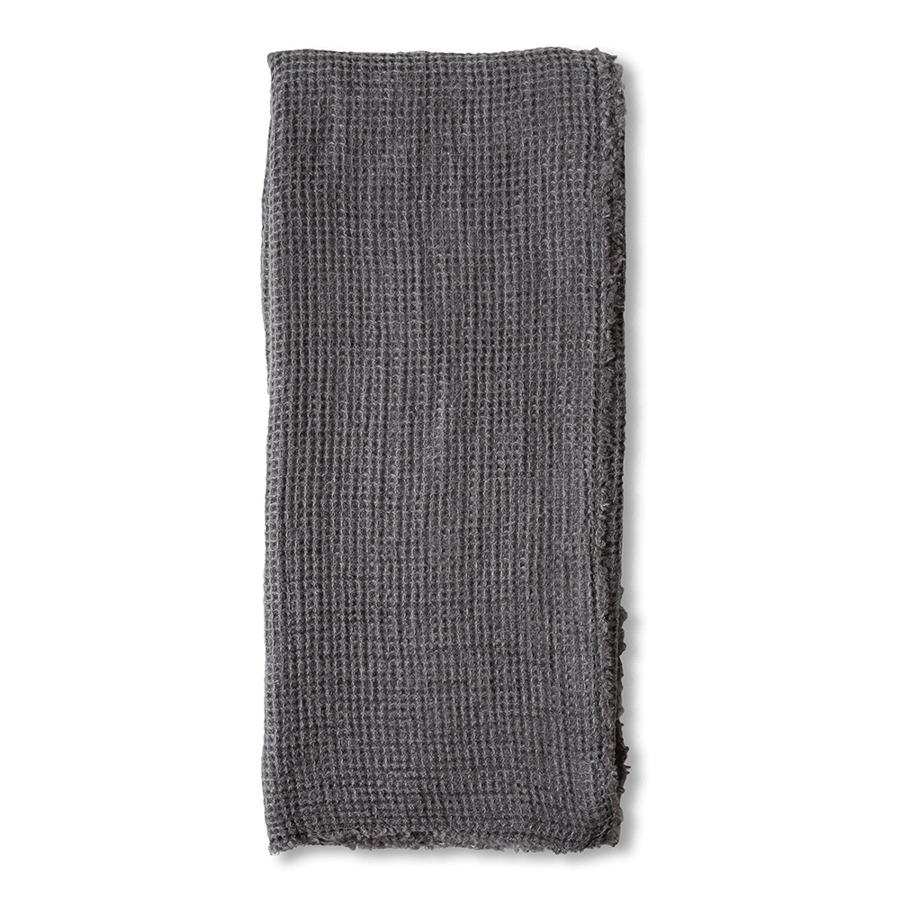 Pom Pom At Home VENICE OVERSIZED THROW BLANKET Midnight 60x90