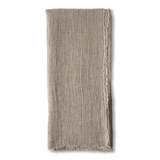 Pom Pom At Home VENICE OVERSIZED THROW BLANKET Taupe 60x90