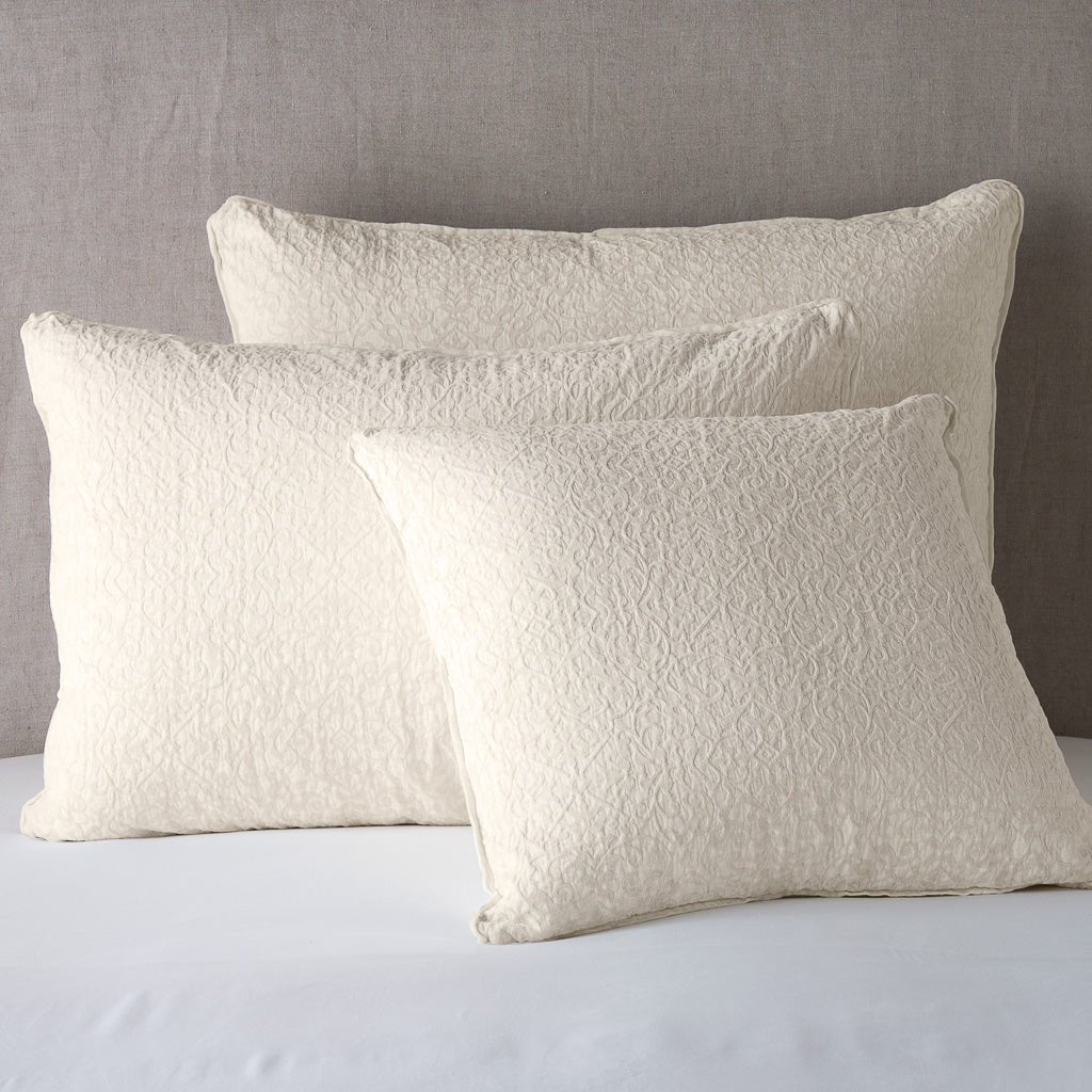 Bella Notte Linens VIENNA SHAM Parchment