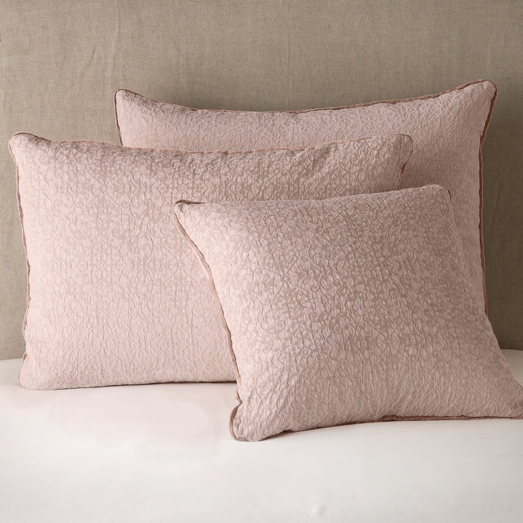 Bella Notte Linens VIENNA SHAM Rouge