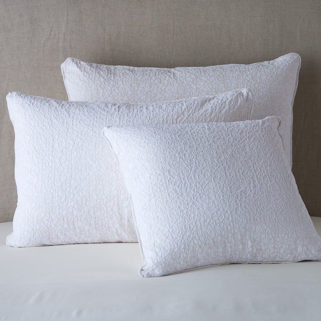 Bella Notte Linens VIENNA SHAM White