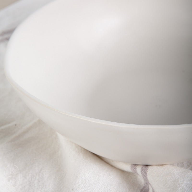 Alex Marshall Studios ROUND BOWL Matte White