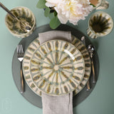 Good Earth Pottery LUNCHEON PLATE Grey Goose