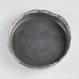 Etta B Pottery GRANDE ROUND SERVER Gray