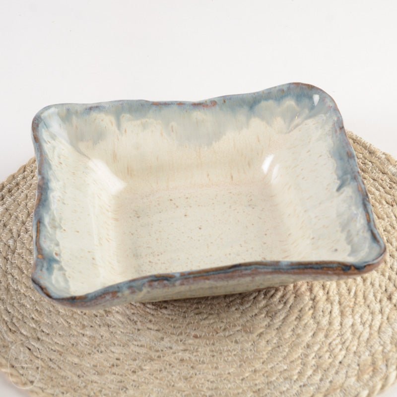 Etta B Pottery SQUARE BAKER Lapis