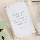 Eva Belle ACRYLIC SIMPLE SMALL Psalm 23:1-3 4x6