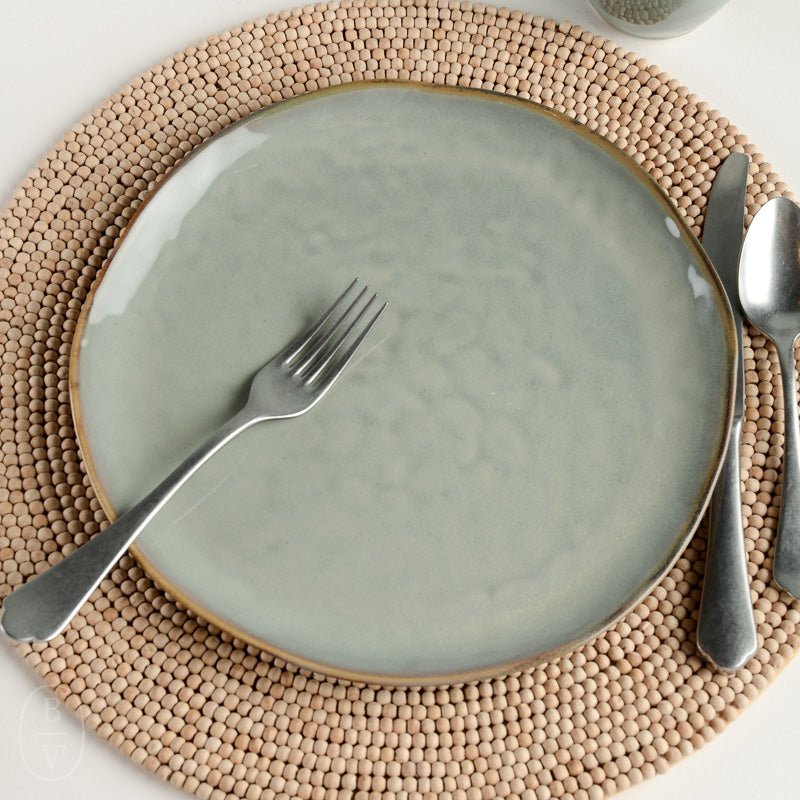 Simon Pearce BURLINGTON DINNER PLATE Moss