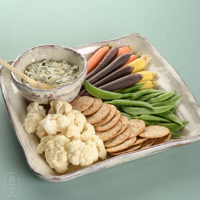 Etta B Pottery BRUNCH TRAY Pearl