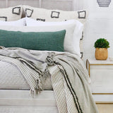 Pom Pom At Home HENDRICK FILLED PILLOW Moss 14x40