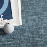Dash and Albert CROSSHATCH MICRO HOOKED WOOL RUG Denim